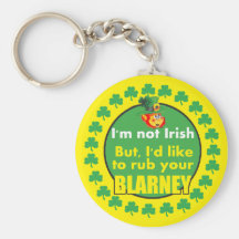 Sts Patrick dag Keychain Nyckel Ring