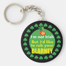 Sts Patrick dag Keychain Nyckel Ring