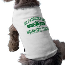Sts Patrick dag som dricker laget Djur Tshirt