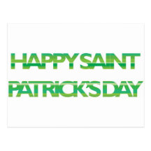 Sts Patrick dagrandar Vykort