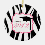 Studenten klassificerar av zebra tryck 2012 & roso juldekoration