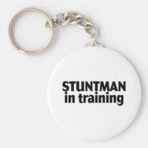 Stuntman i utbildning nyckelringar