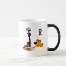 Stupad soldat - pumpa sörjer kaffe mugg