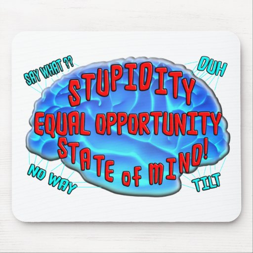 STUPIDITY MUS MATTOR