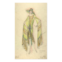 Stylized chic visitkort mall
