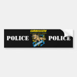 Submission för polis K9 Bildekal