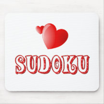 Sudoku hjärtor mus matta