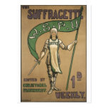 Suffragettetidskrift Vykort