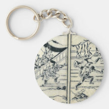 Sumo Ukiyoe Nyckelring