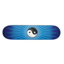 SunburstmetallYin Yang Skateboard