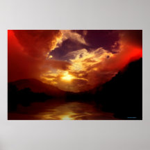 Sunset-landscape-Ver.14 Affischer