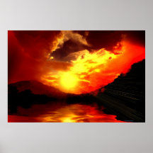 Sunset-landscape-Ver.15 Affischer