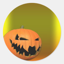 Sunspotjack o lantern Halloween Klistermärken