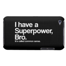 Sunt förnuftSuperpower Barely There iPod Skyddande Skydd