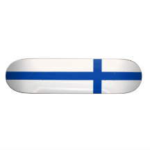Suomen Lippu - flagga av Finland Anpassad Skate Board