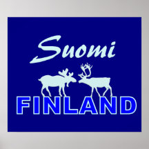 Suomi Finland affisch