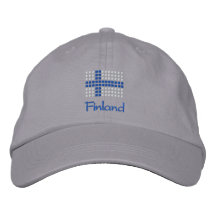 Suomi Hattu - finlandssvensk flaggahatt