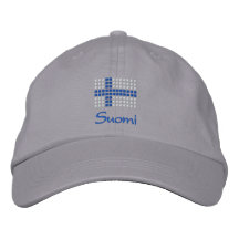 Suomi Lippalakit - finlandssvenskt flaggalock Kepa