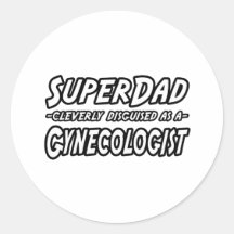 SuperDad… gynekolog Klistermärke