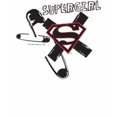 Supergirl svart säkerhetsnålar från Supergirl