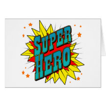 SuperHero Hälsningskort