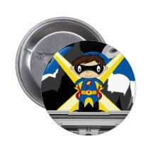 Superheropojke på Rooftop Knapp