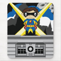 Superheropojke på Rooftop Mus Mattor