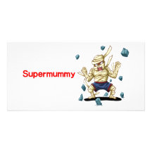 Supermummy Anpassade Foto Kort