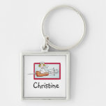 Supernurse - personifiera Keychain med sjuksköters Nyckelring