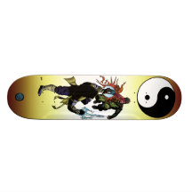 Superpowered Yin-Yang Skateboard