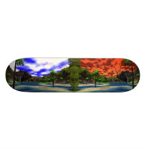 Suppleanten dimensionerar skateboard deck