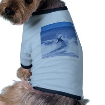 Surfare som surfar händer som ut hänger HDR Djur Tshirt