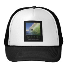 Surfing_Demotivational affisch Baseball Hat