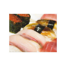 Sushi japansk cuisine sträckt canvastryck