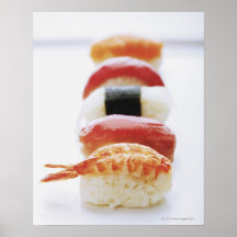 Sushi Nigiri, närbild Affisch