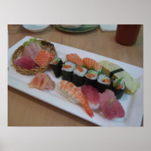 Sushi Sashimi Medium Platter Posterdrucke
