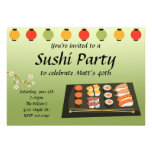 Sushipartyinbjudan
