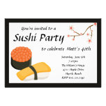 Sushipartyinbjudan