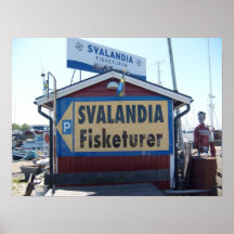 Svalandia Fiskaturer Affisch