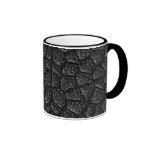 Svart asfaltdesign mugg