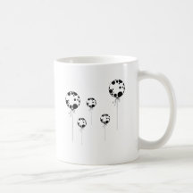 svart ballons kaffe kopp