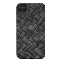 svart basketvävmönster iPhone 4 Case-Mate cases