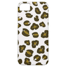 Svart bruna Cheetahfläckar skrivar ut fodral för i iPhone 5 Case-Mate Cases