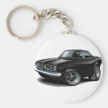 Svart Coupe 1967-69 för Barracuda Nyckel Ring