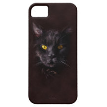 Svart djävulenkatt iPhone 5 Case-Mate fodral