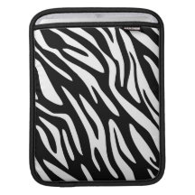 Svart för sebrasvart för vit 311 klippning iPad sleeve
