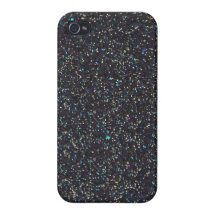 Svart glitteriphone case