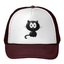 Svart Halloween för kattScardy katt gåva Baseball Hat