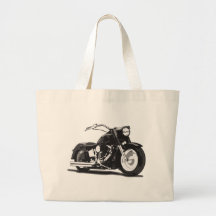 Svart Harley motorcykel Kassar
