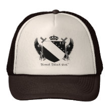 Svart hatt för royal (solbrännan & bruntet) trucker keps